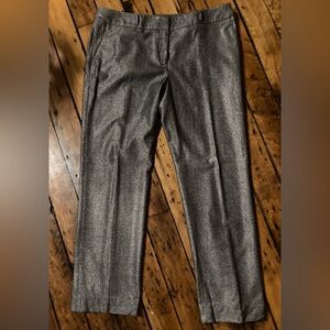 Jil Sander Black/silver Wool blend Pants. Made in Italy. Sz 44/12. EUC.